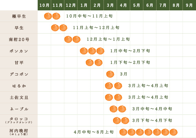 みかんカレンダー